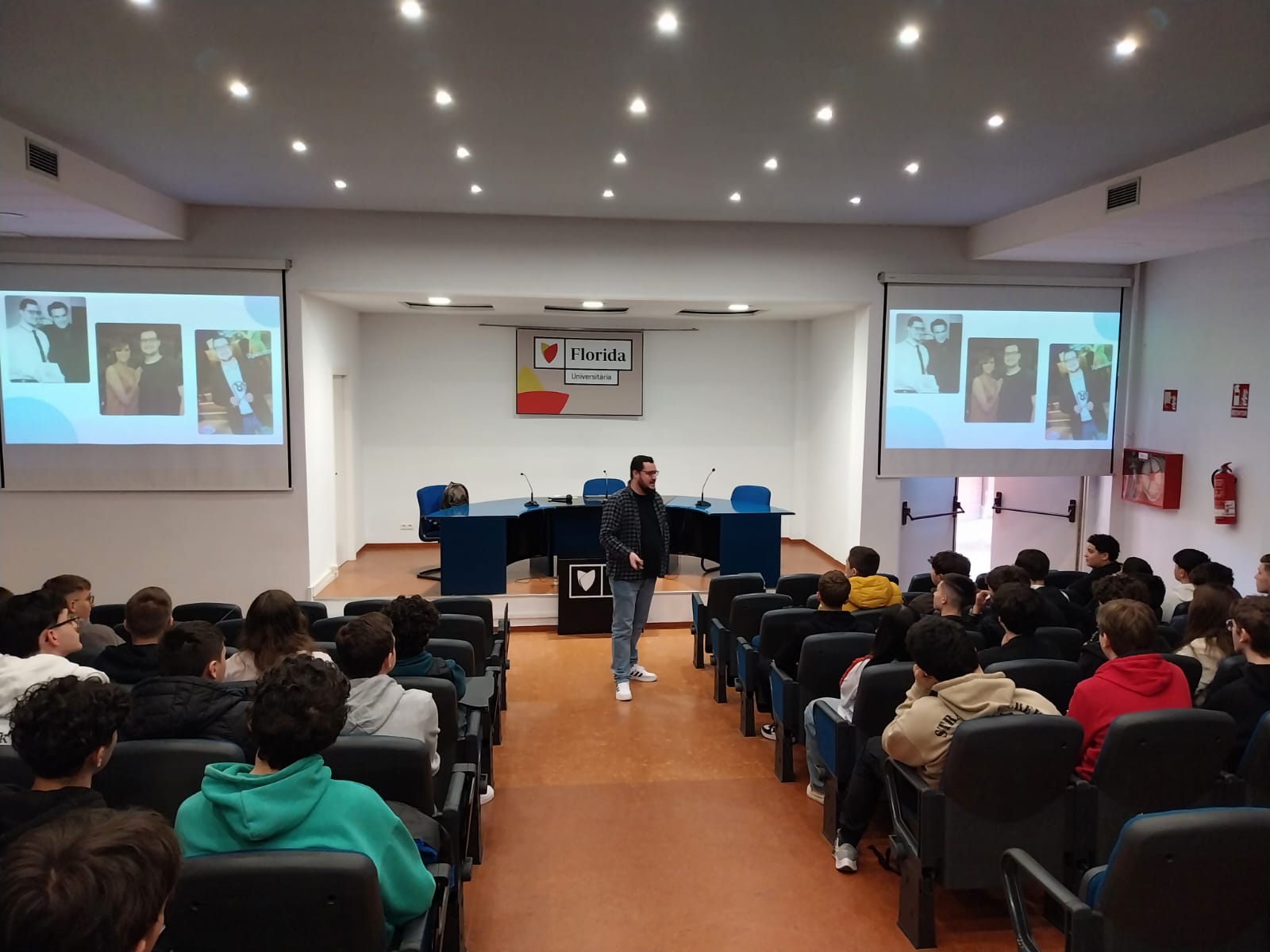 Carlos Argudo comparte con el alumnado de TSRM su proyecto de vida tras su paso por Florida Cicles Formatius