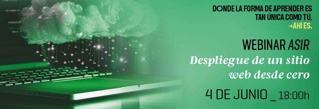 Despliegue de un sitio web desde cero. Webinar gratuito
