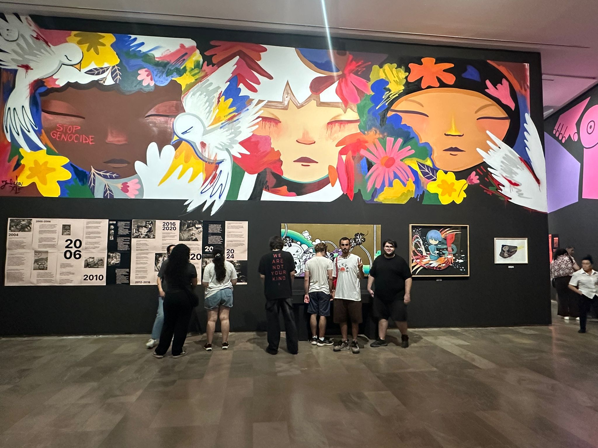 Estudiantes de Animación 3D visitan la exposición PRINCIPIOS en el Centre del Carme
